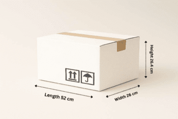 5 Ply 20.4 10.2 10.4 White